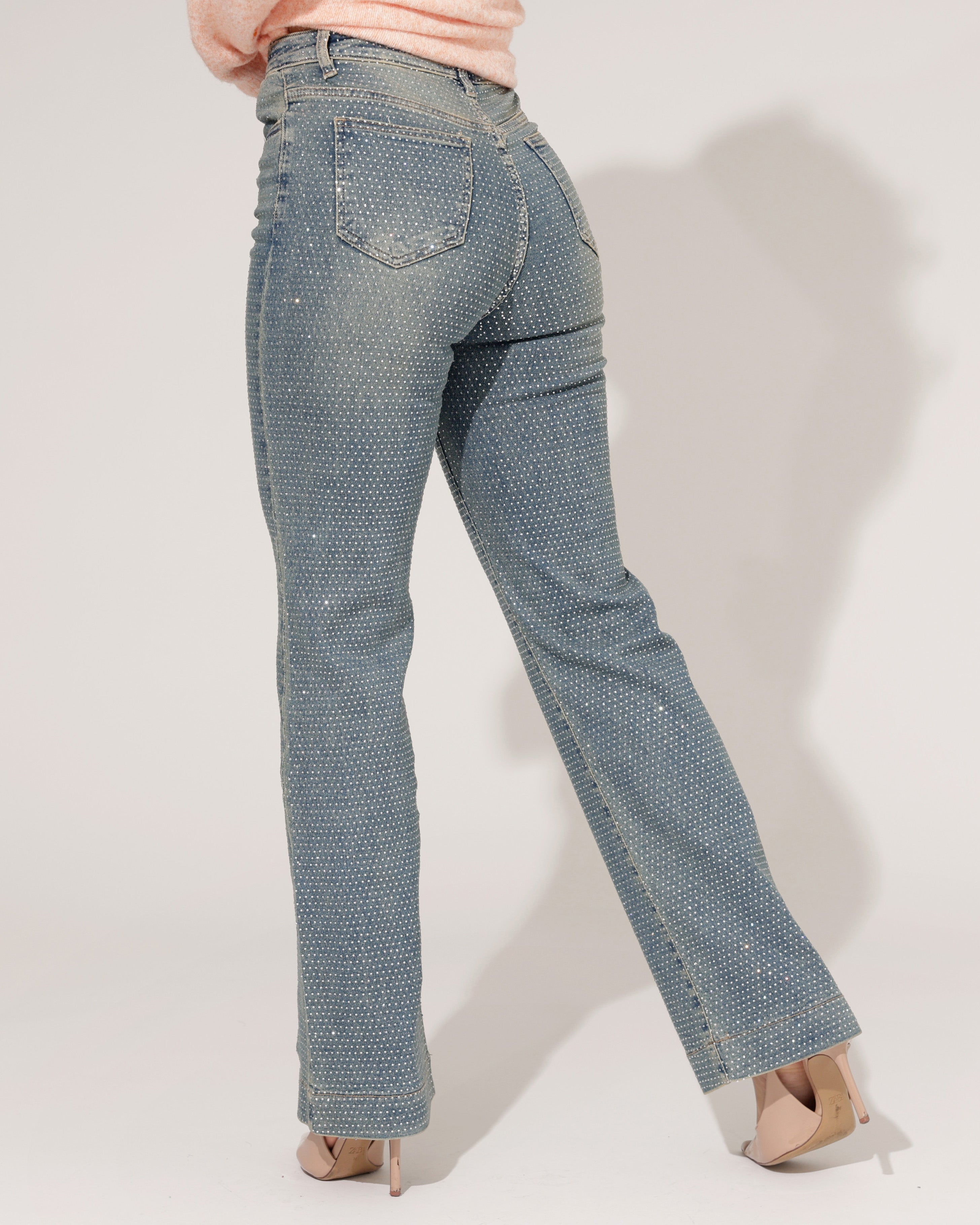 Folyrose | Straight jeans Reza Blauw