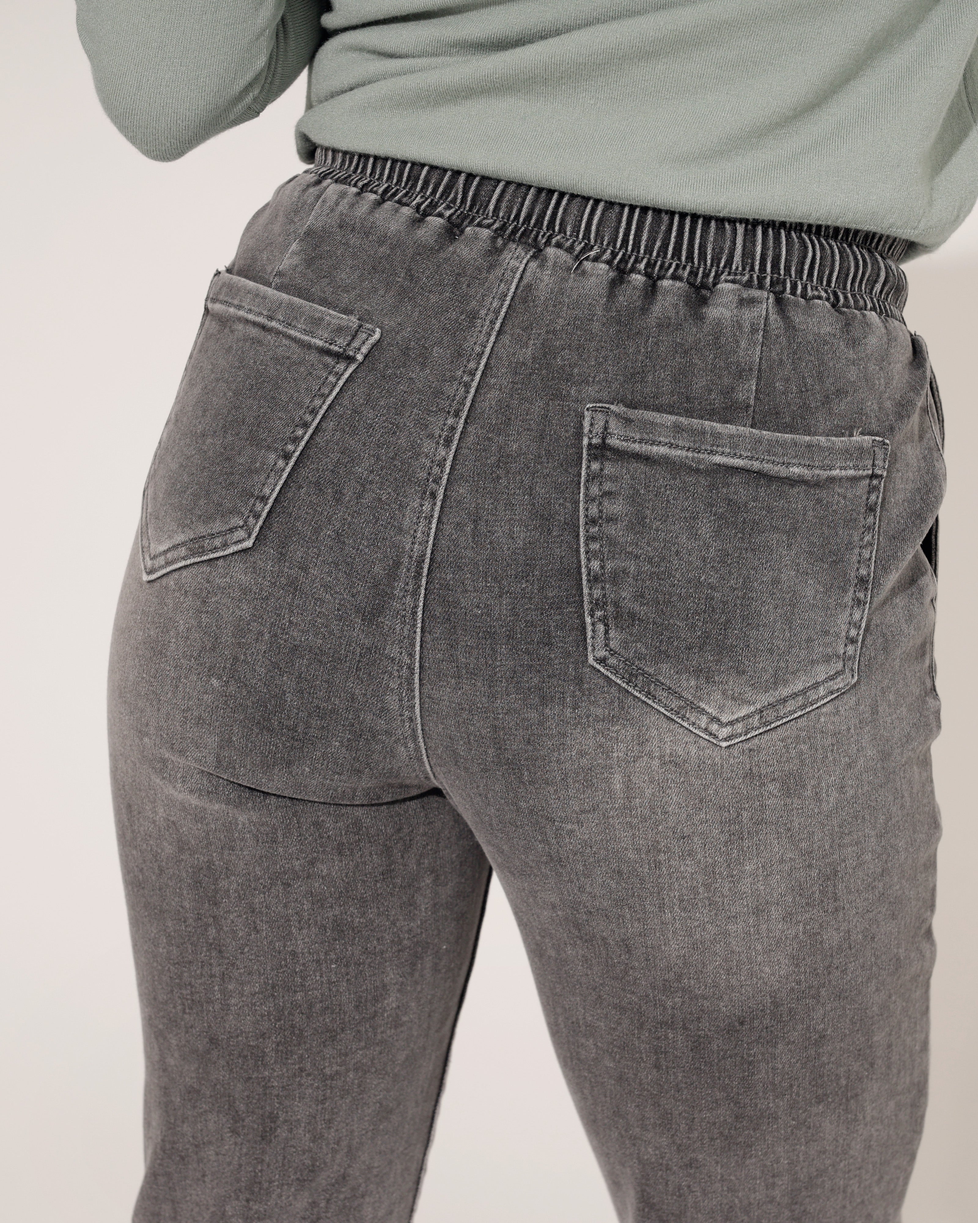 Redseventy | Mom jeans Mikky-11 Donkergrijs