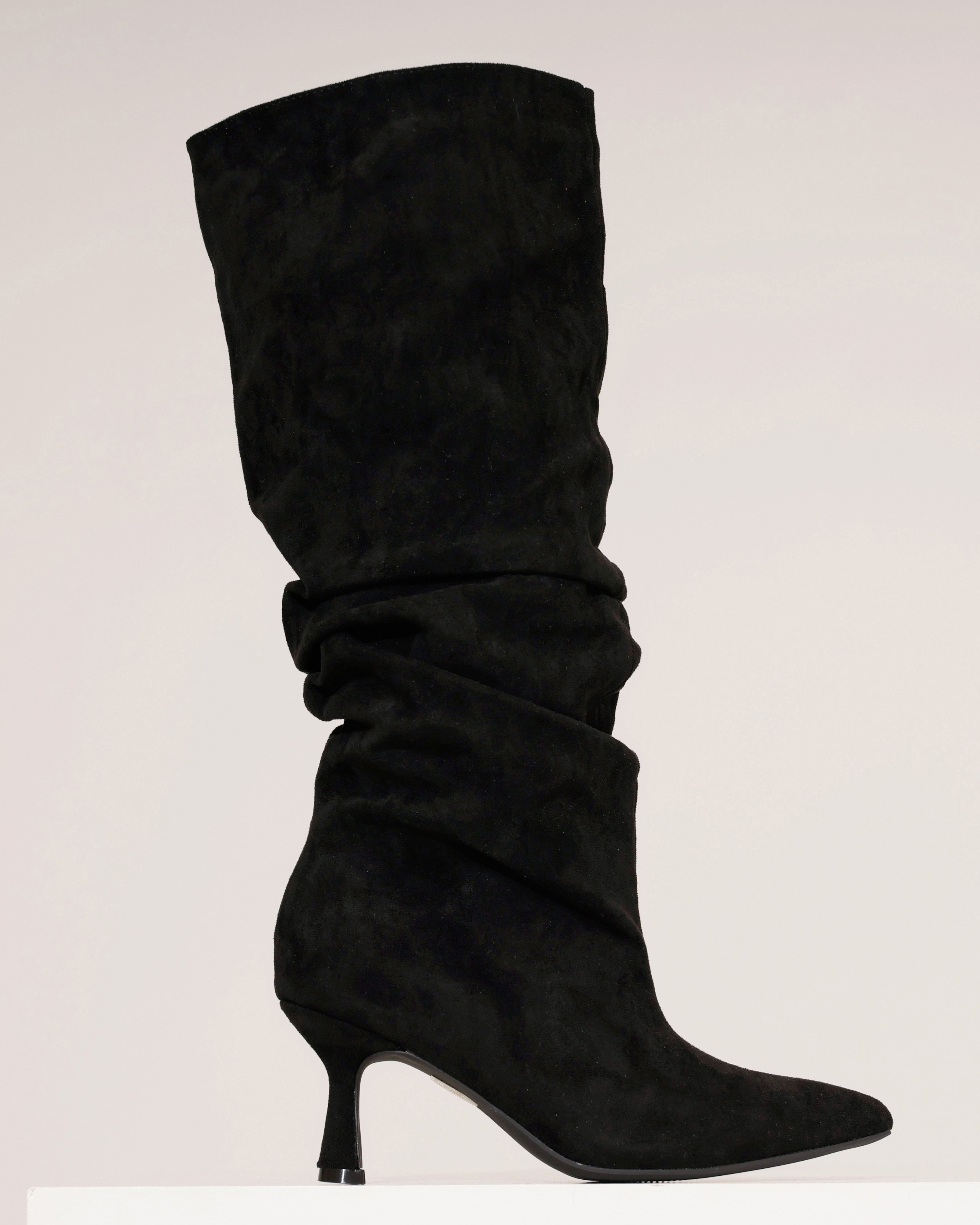 Hoge laars Savvy Zwart