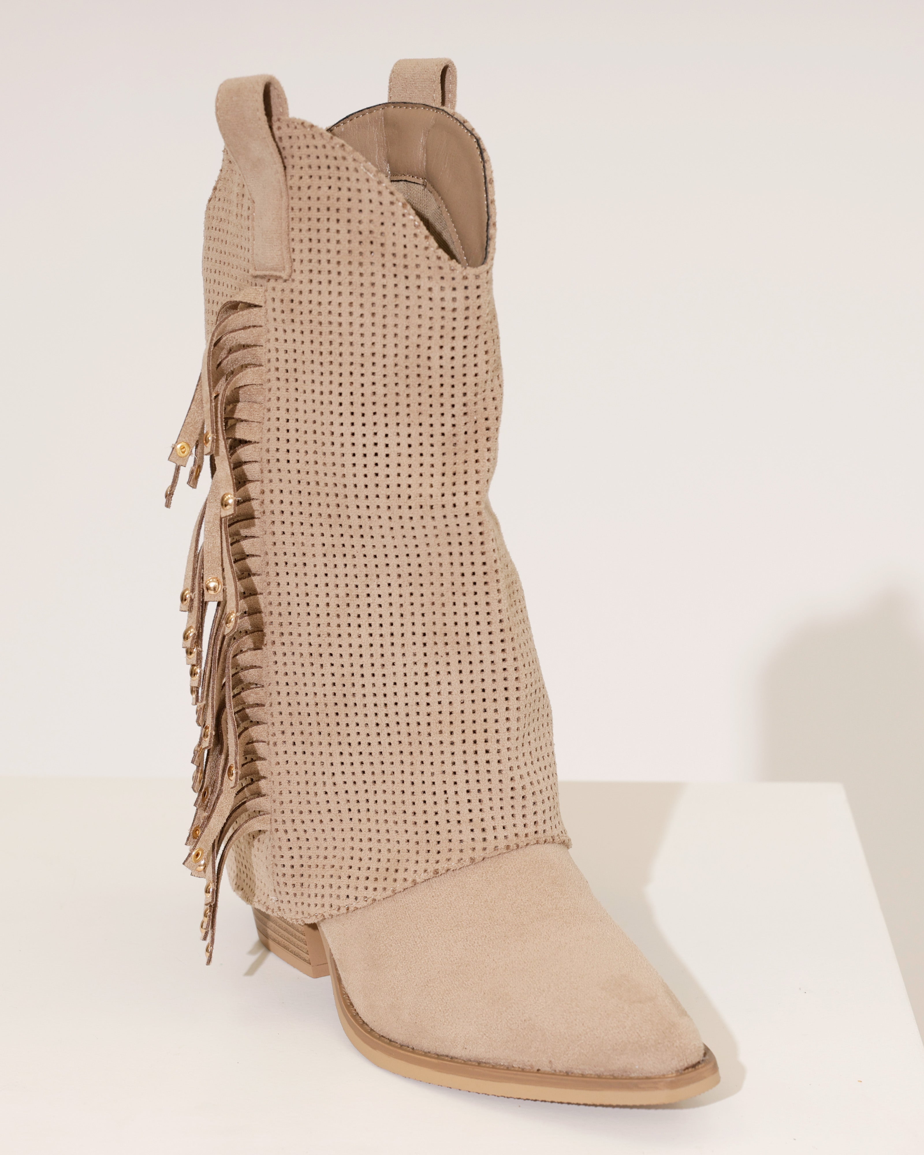 Cowboylaars Mila Taupe