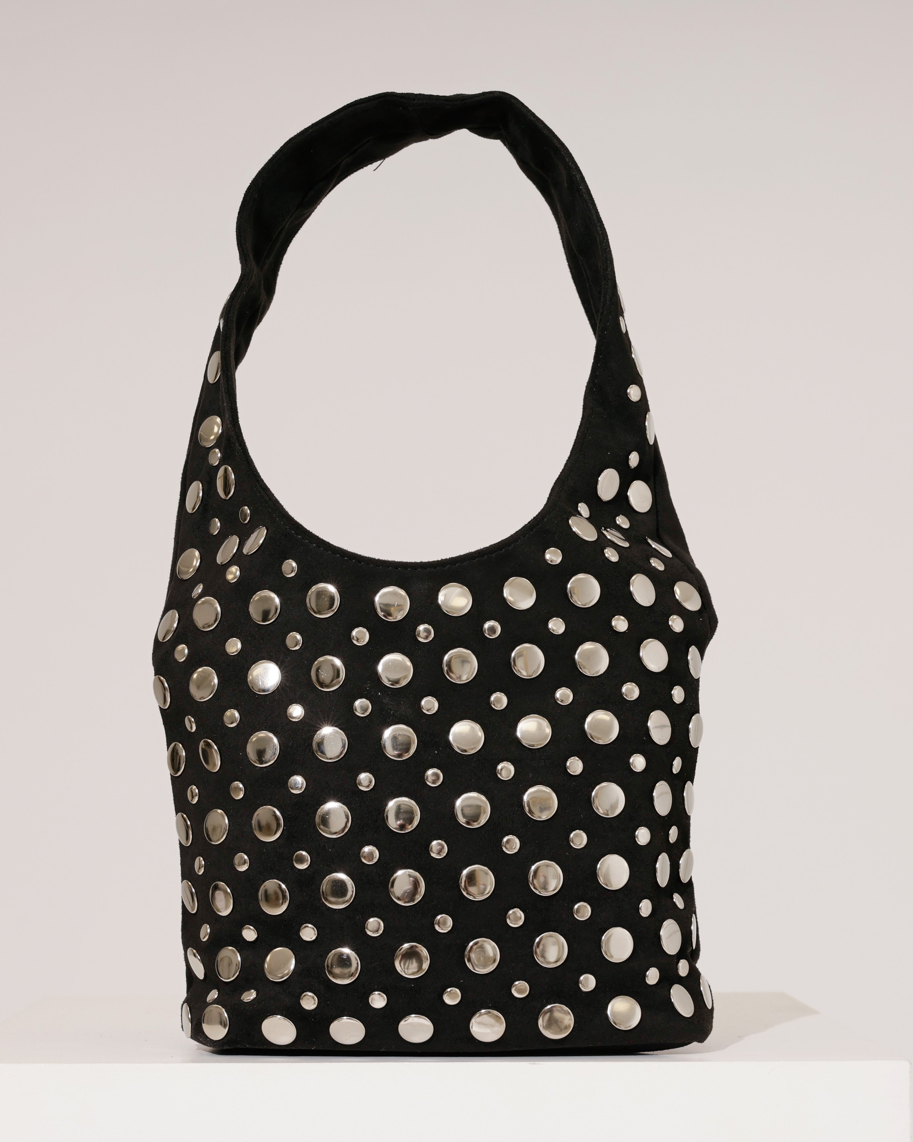 Suede-look Tas Nelaya Zwart