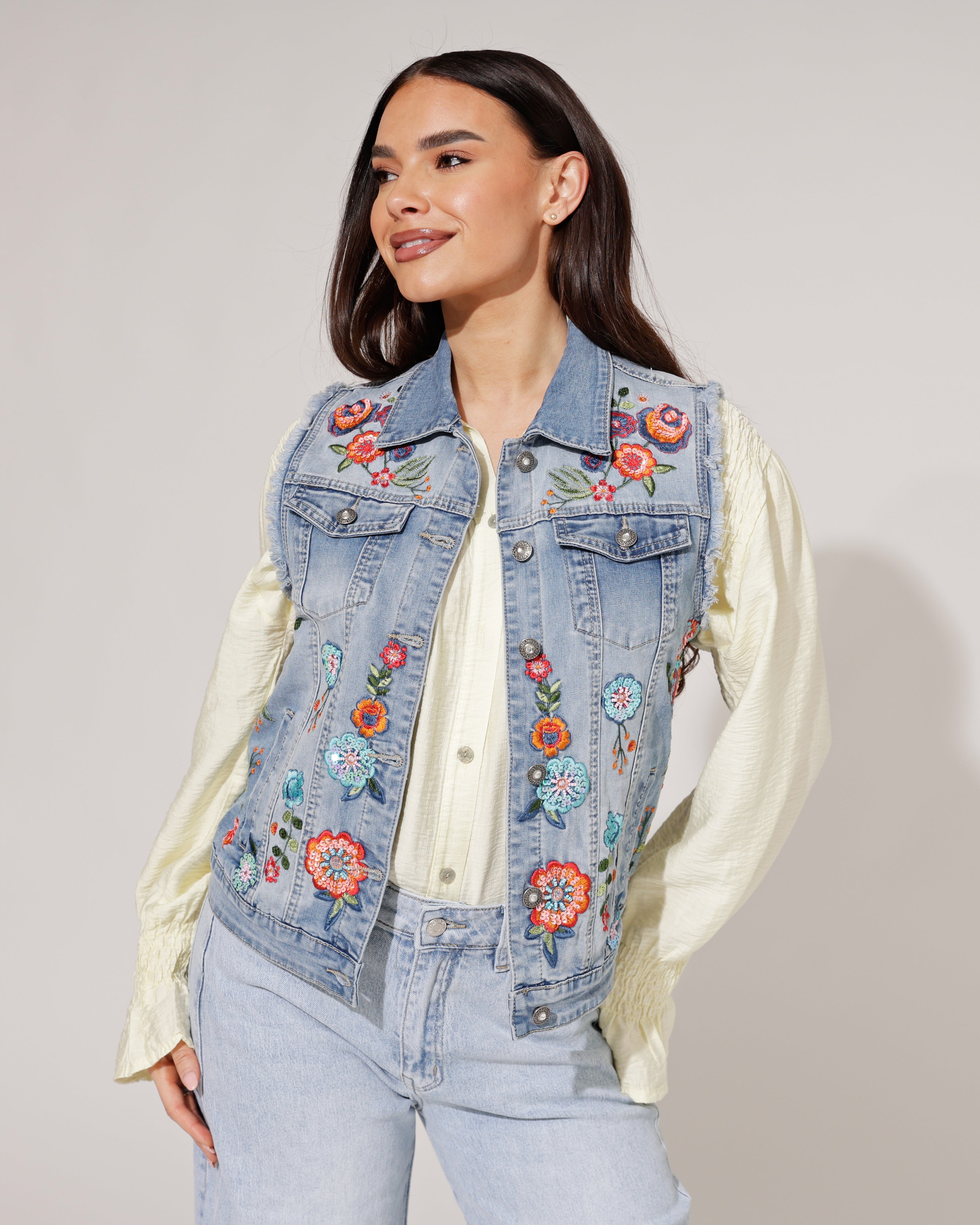 ZAC & ZOE | Spijkergilet Noor Blauw