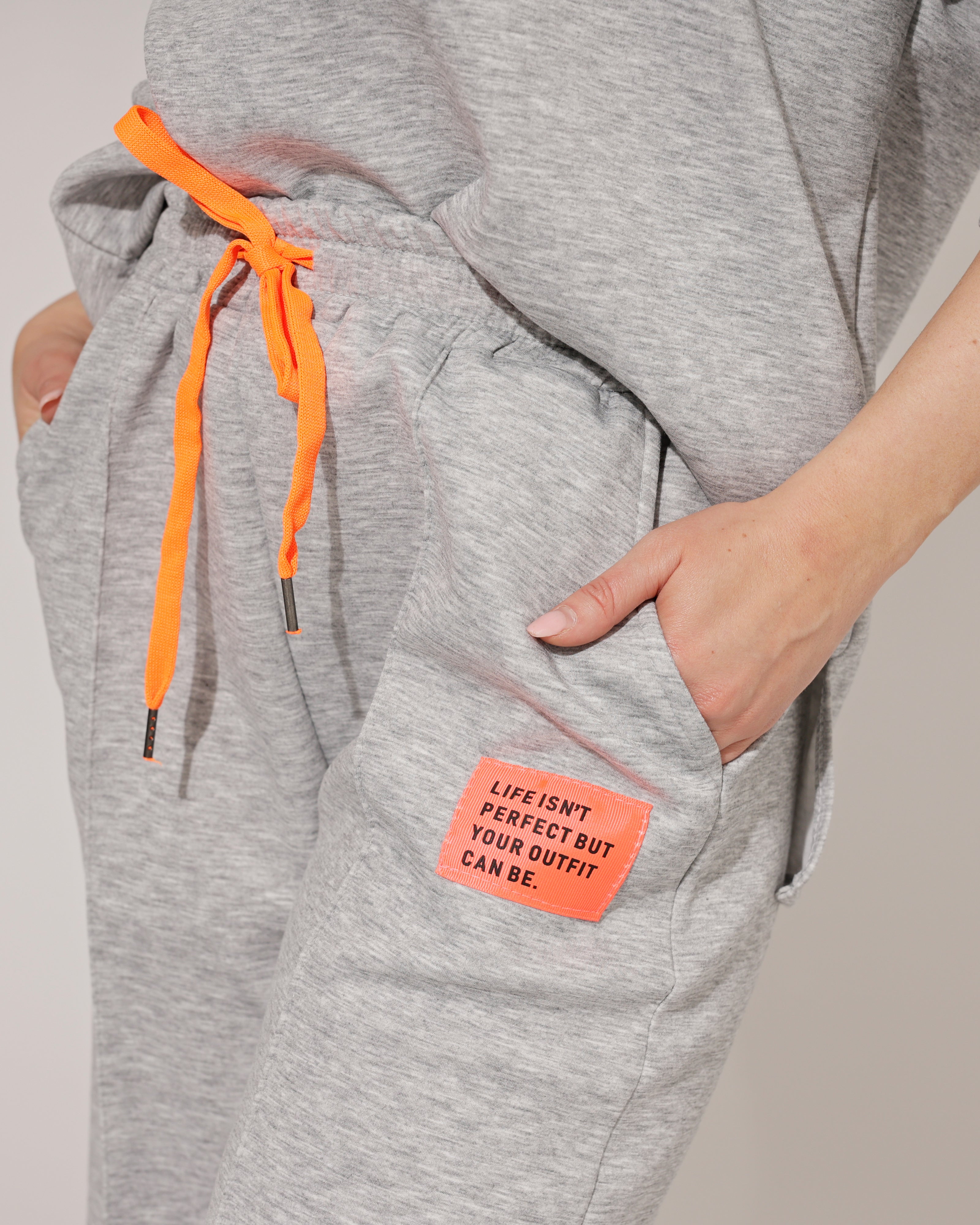 Huispak isn't Perfect korte mouwen Grijs