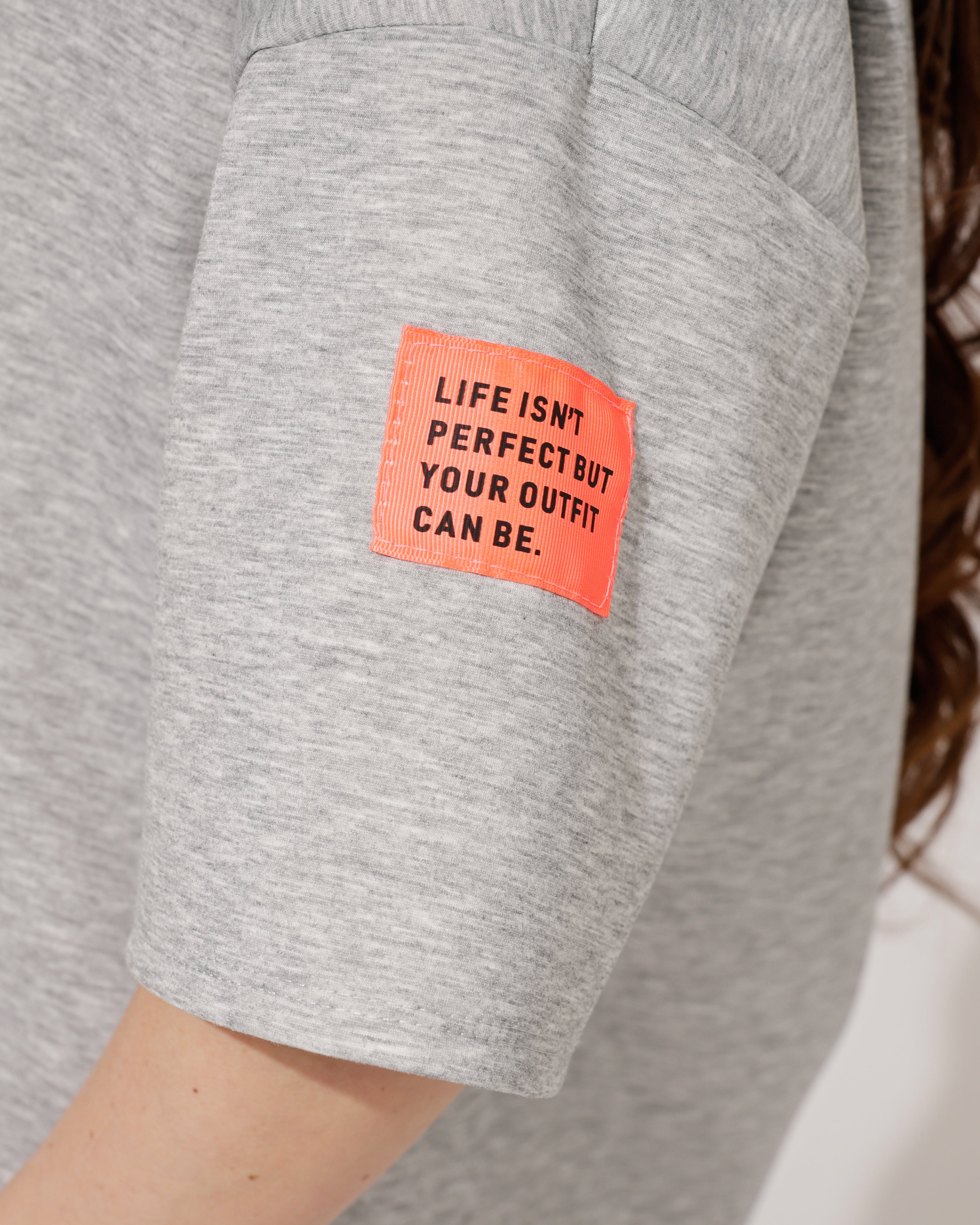 Huispak isn't Perfect korte mouwen Grijs