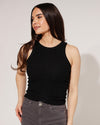 Hemd met glitters Zoey Zwart