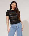 Top Lily Zwart