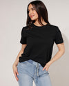 Basic T-shirt Claartje Zwart