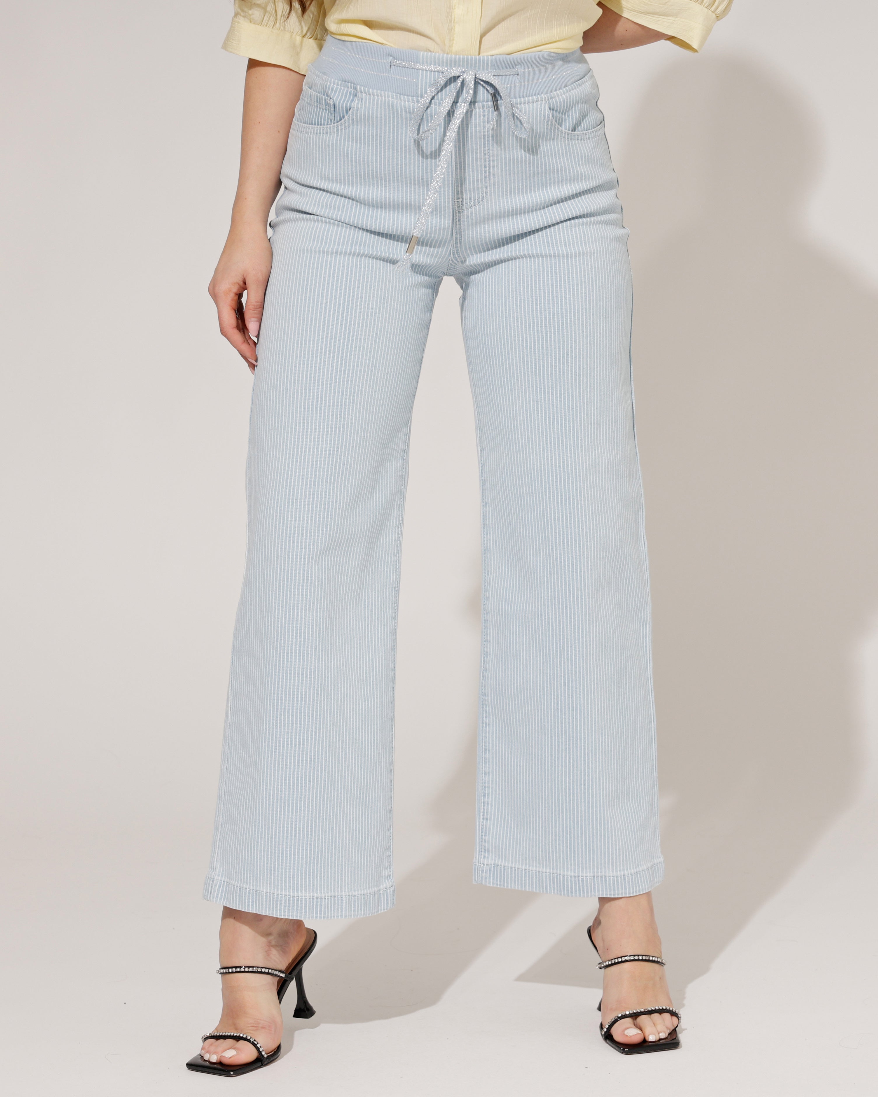 ZAC & ZOE | Wide leg jog jeans Ruby-N Lichtblauw