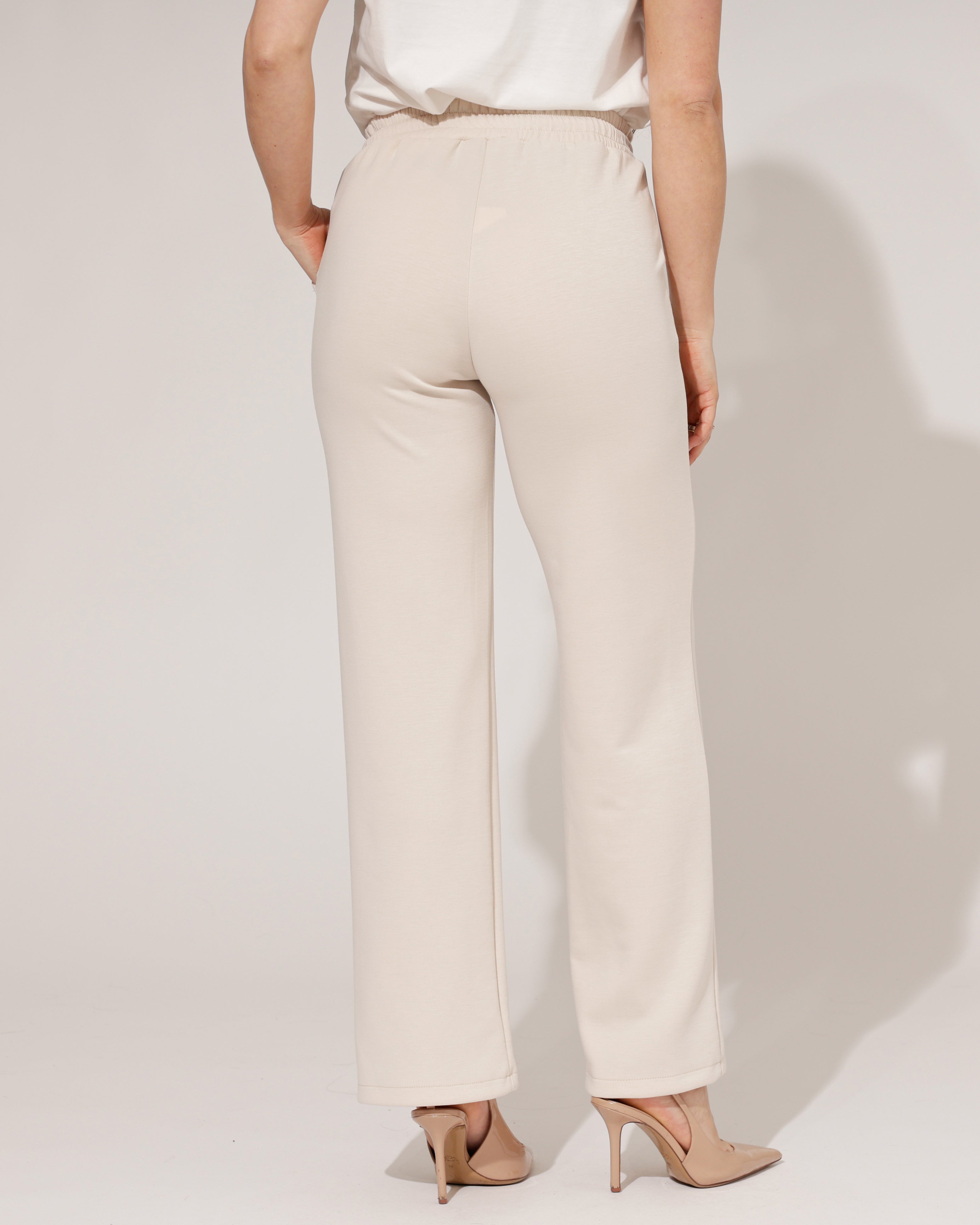 Rechte broek Marlot Beige
