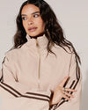 Tussenjacket met strepen Vivey Zand