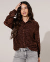 Kanten blouse Yara Bruin