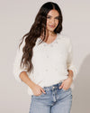 Teddy trui met glitters Lina Roomwit