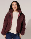 Tussenjacket met strepen Vivey Bordeaux