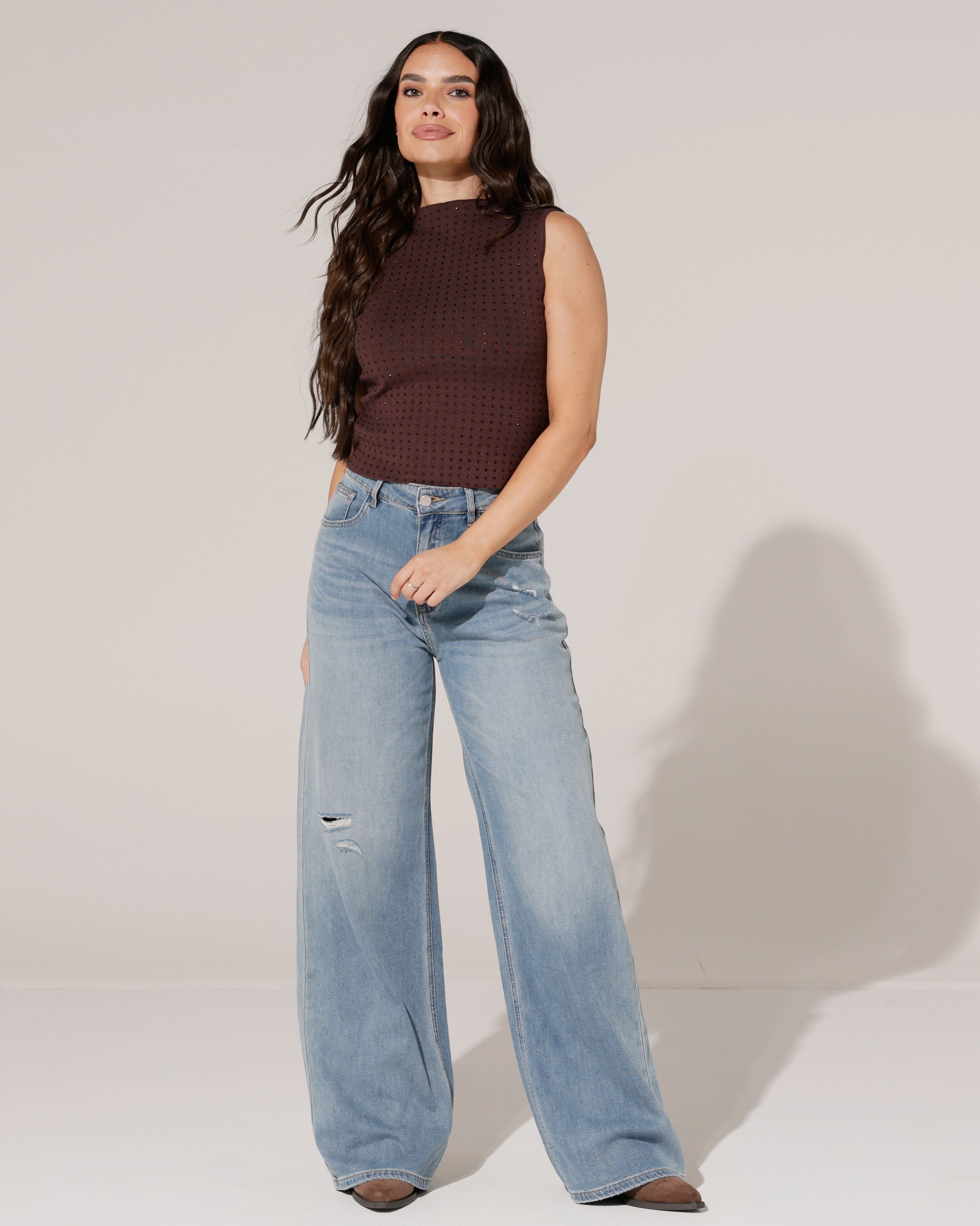 Queen Hearts | Wide leg, soft jeans James Blauw