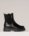 Chelsea boot met grove zool Nova Zwart