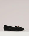 Loafer met strass met goudkleurige gesp Lynn Zwart