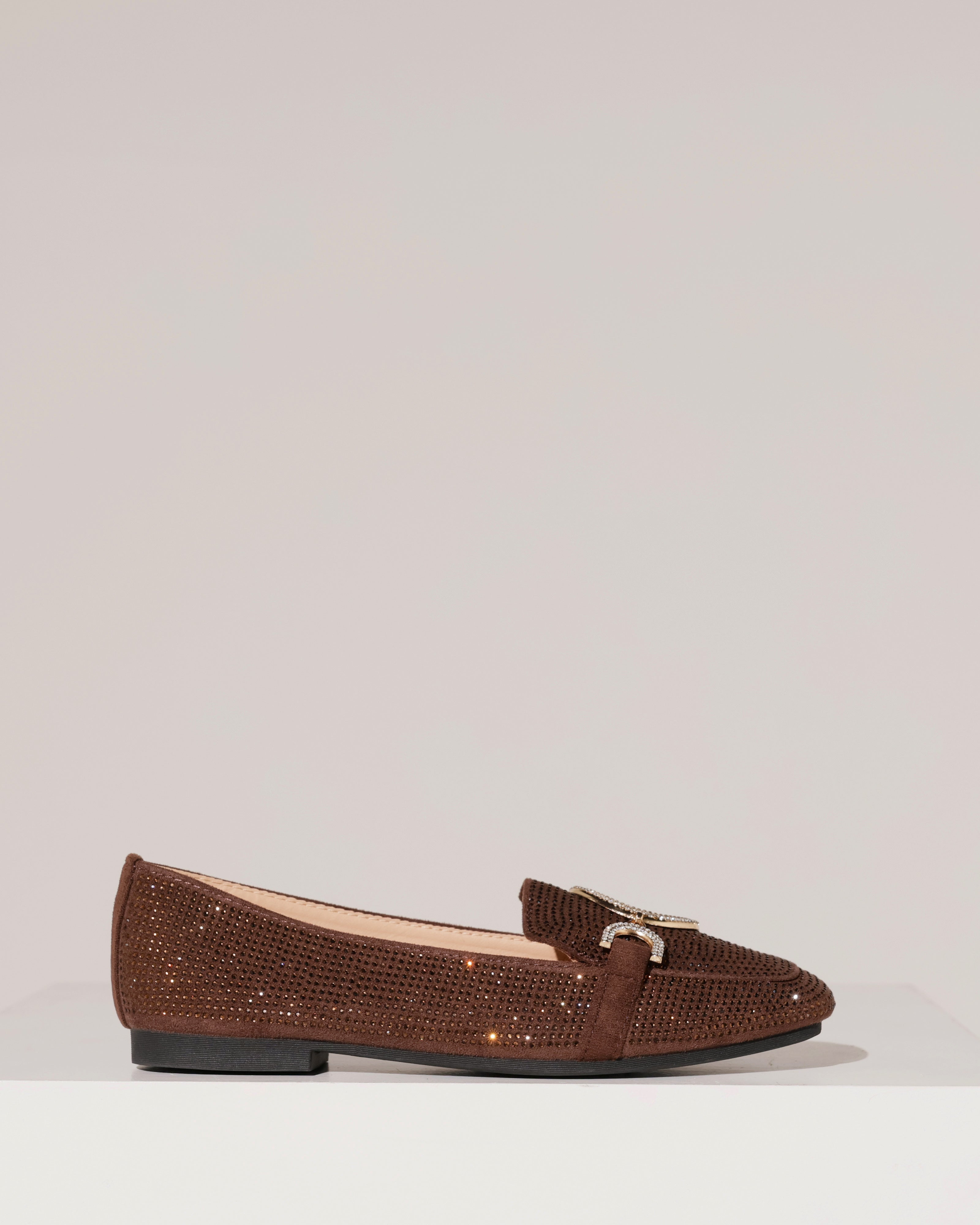 Loafer met strass en gesp Lizzy Bruin