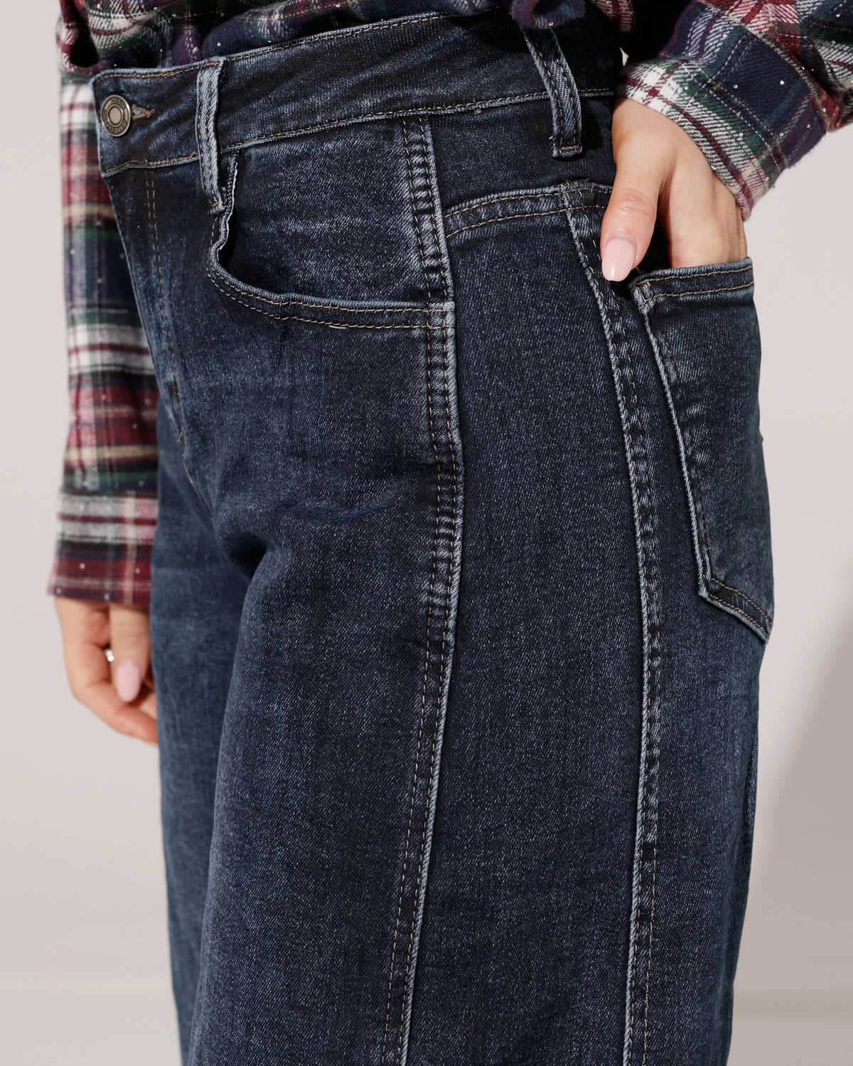 Hello Miss | Ballon jeans Xena-1 Donkerblauw