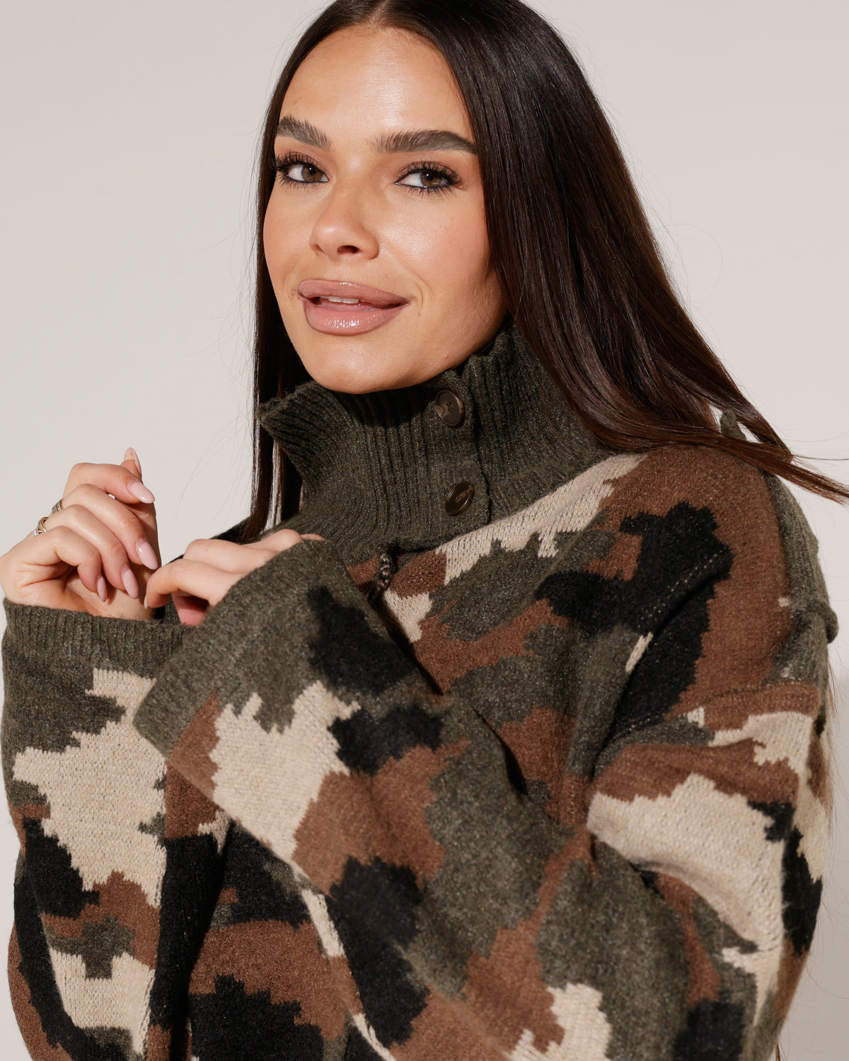 Vest met knopen en strik Trace Army