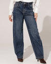 Hello Miss | Balloon jeans Xena-3 Donkerblauw