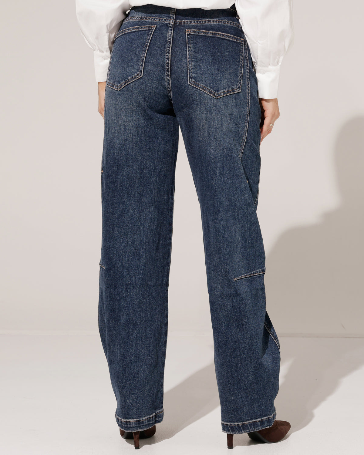 Hello Miss | Balloon jeans Xena-3 Donkerblauw