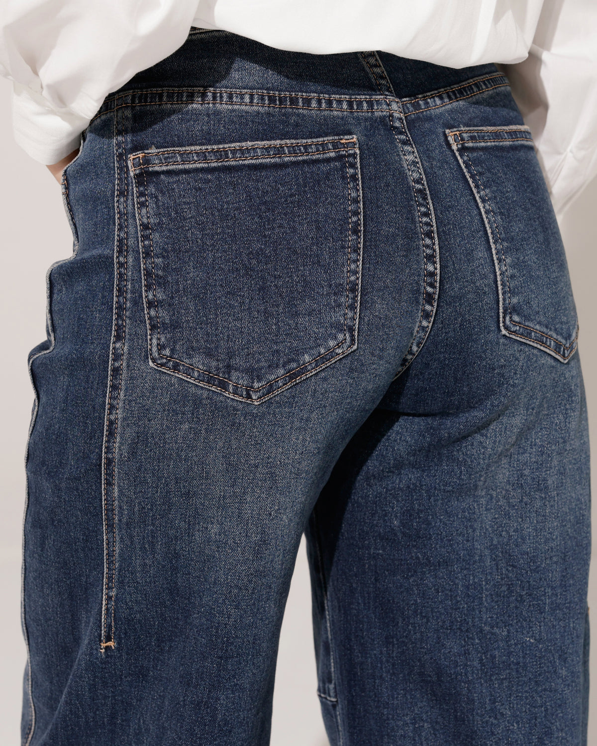 Hello Miss | Balloon jeans Xena-3 Donkerblauw