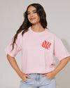 T-shirt Amore Lichtroze