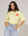 T-shirt Amore Geel