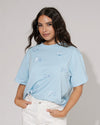 T-shirt met strikjes Noe Blauw