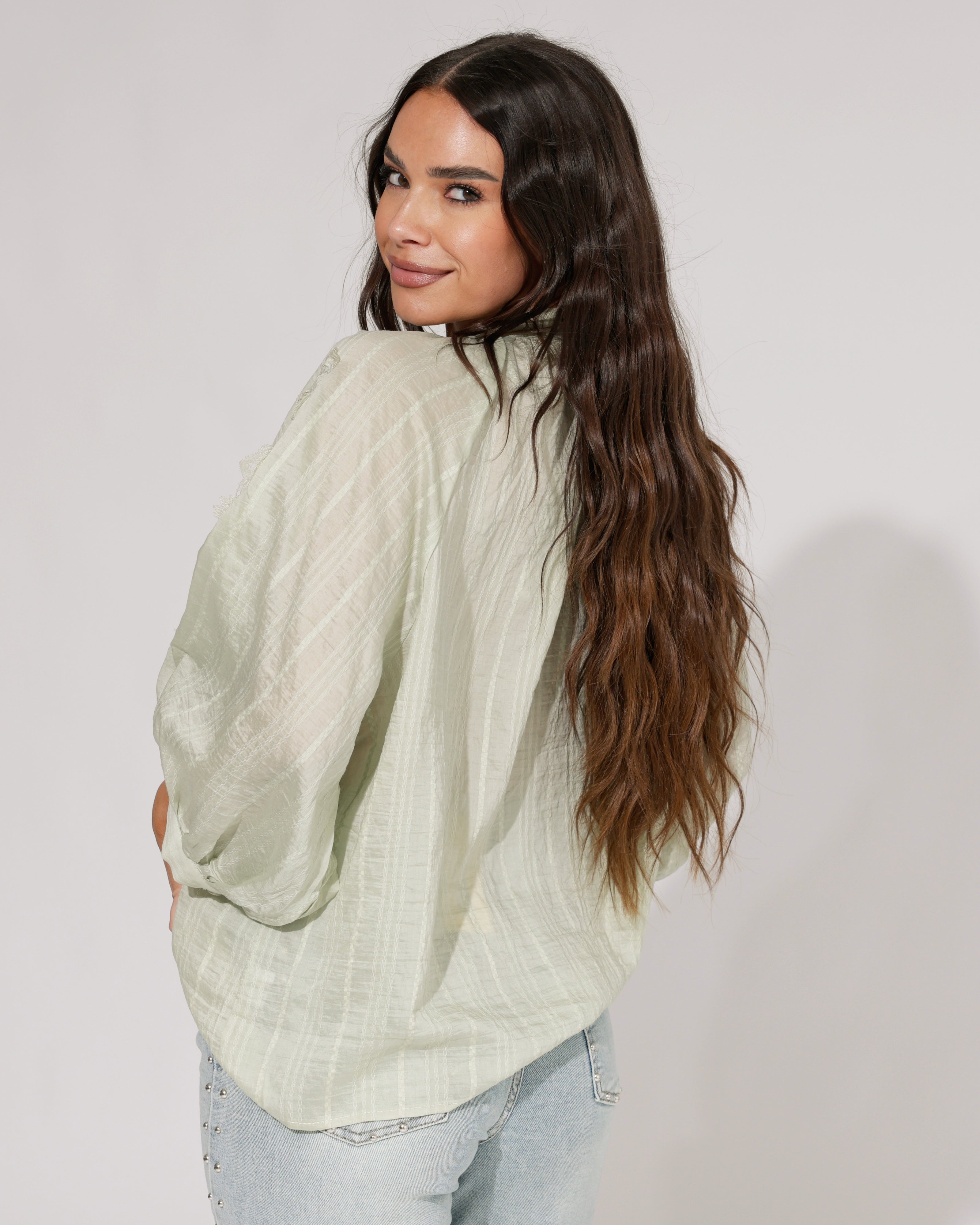 Blouse Teddy Groen