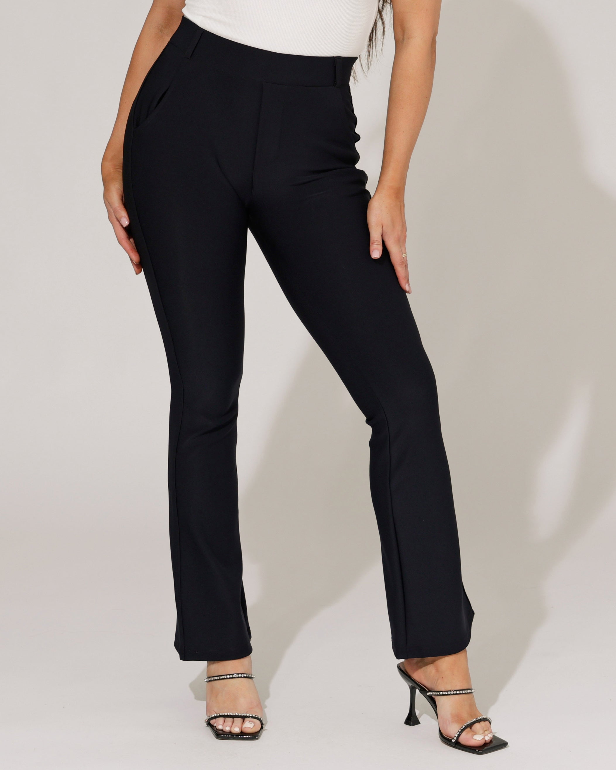 Flared broek Nora Donkerblauw