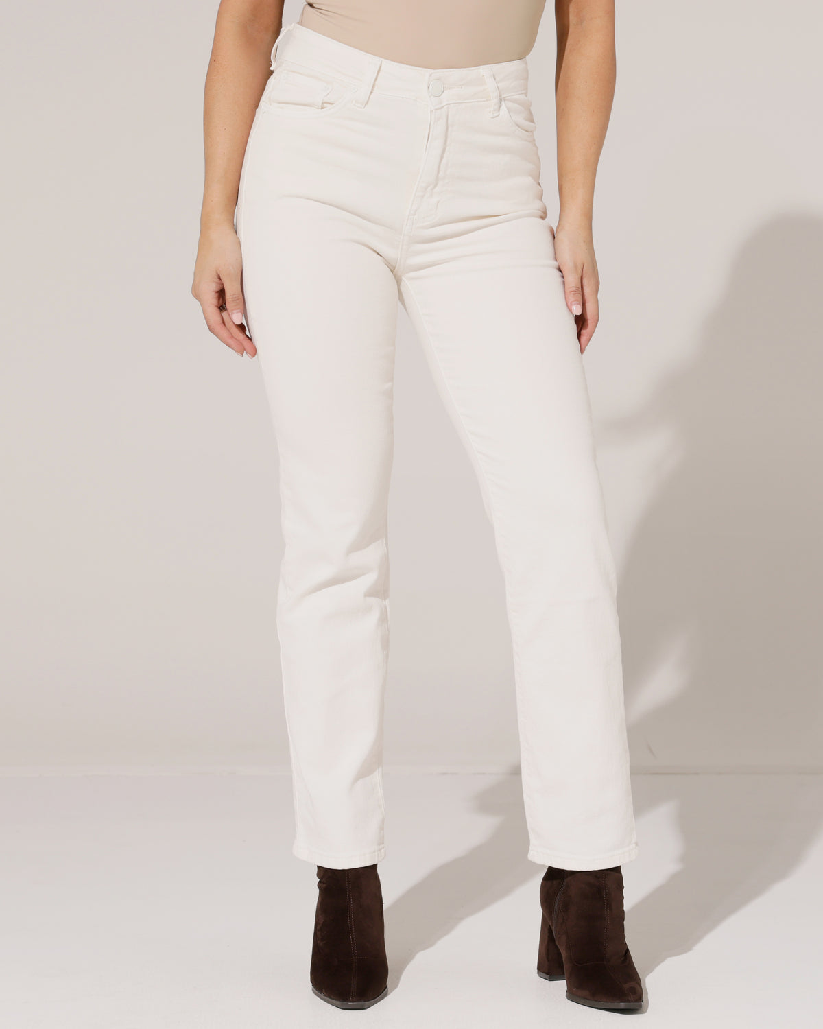 Ana & Lucy Straight jeans Elsa-W in beige