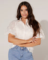 Blouse met stippen Ray Beige