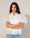 Blouse met stippen Ray Wit