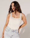 Body met stras Sid Beige