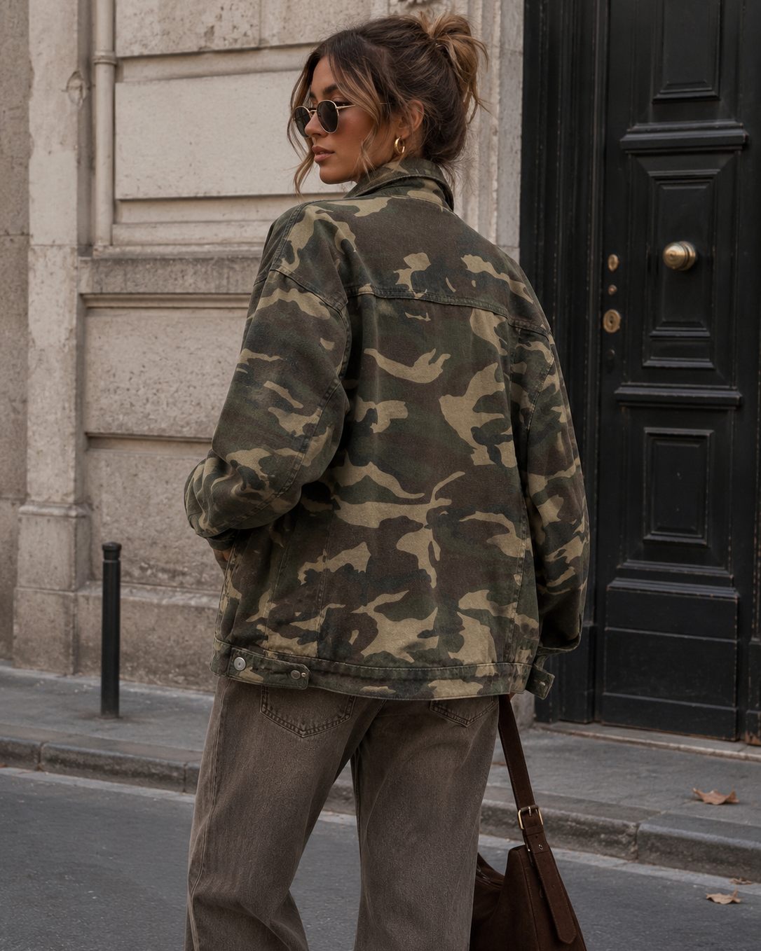 Camouflage spijkerjacket Mimi Camouflage, extra aanzicht 2