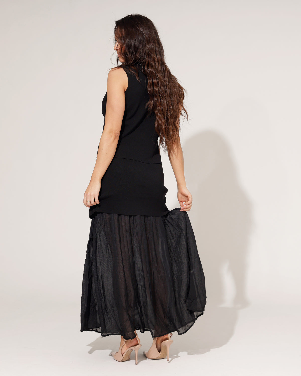 Co-ord Set Milae in zwart, extra aanzicht 4