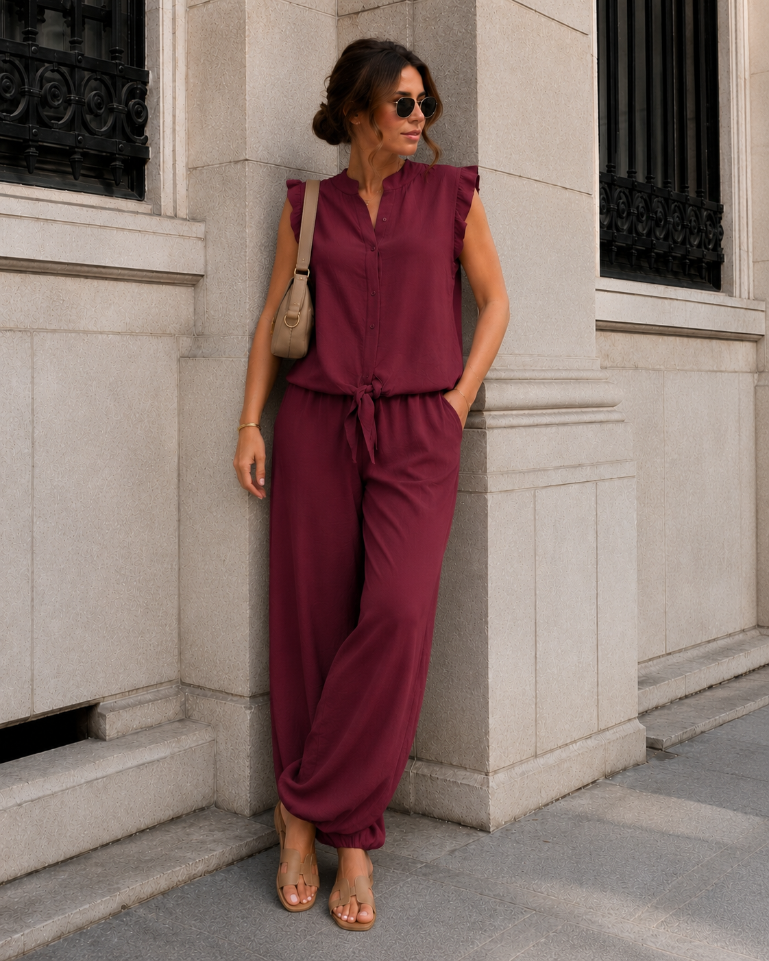 Co-ord set Lola Bordeaux