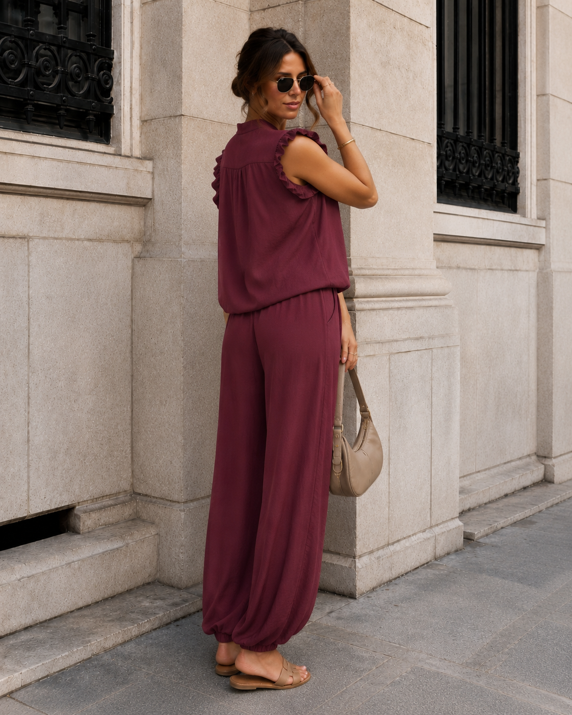 Co-ord set Lola Bordeaux