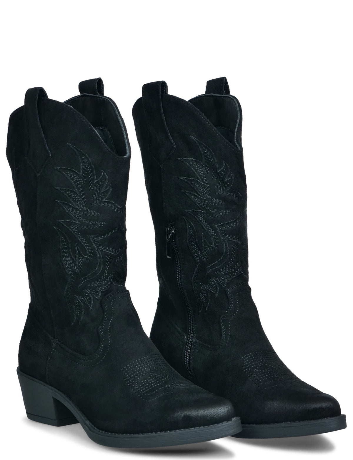Cowboylaars Lexy in zwart, extra aanzicht 2