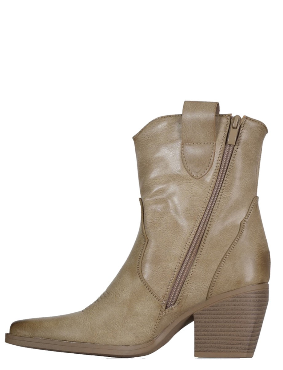 Cowboylaars Star in taupe, extra aanzicht 2