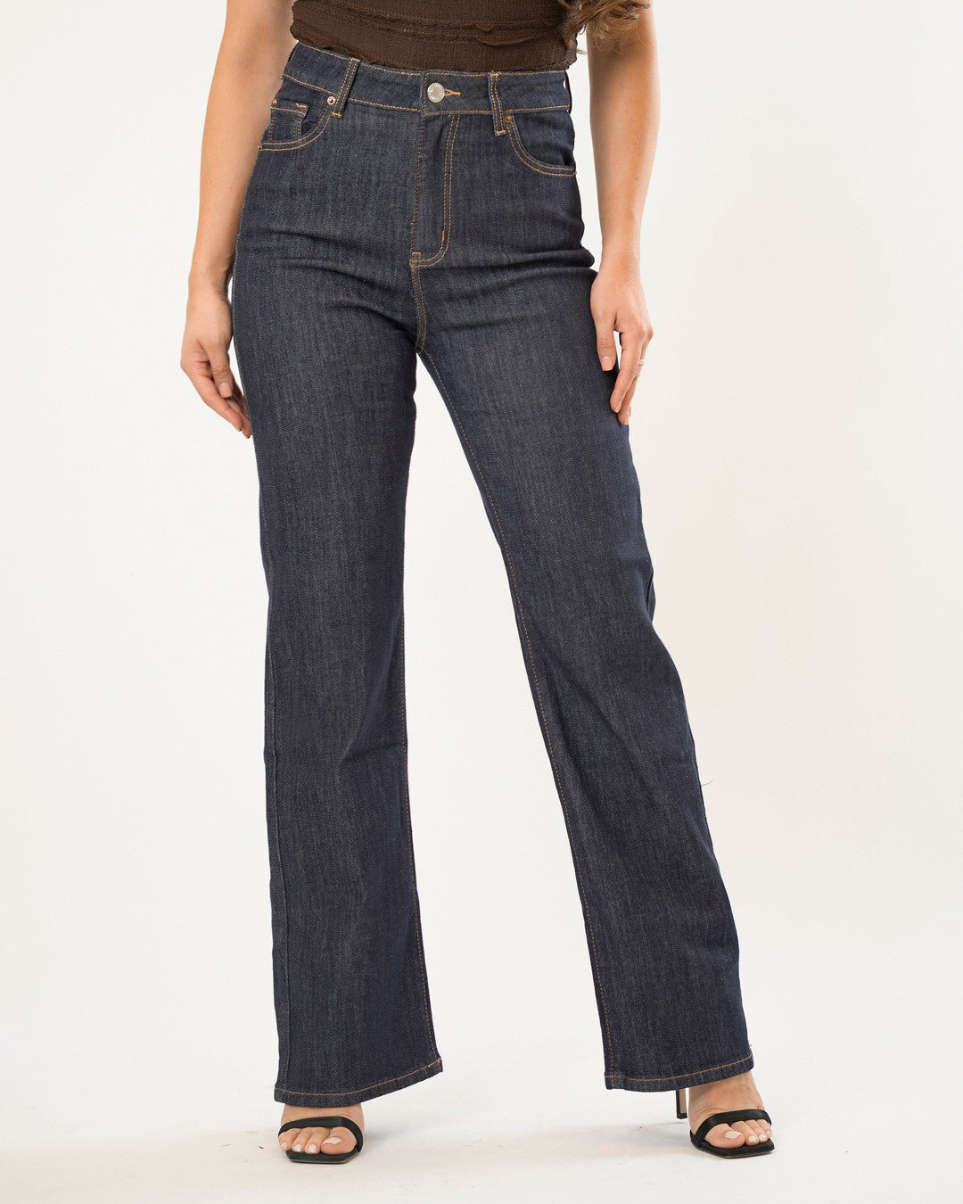 Norfy | Wide leg jeans Zoe Donkerblauw