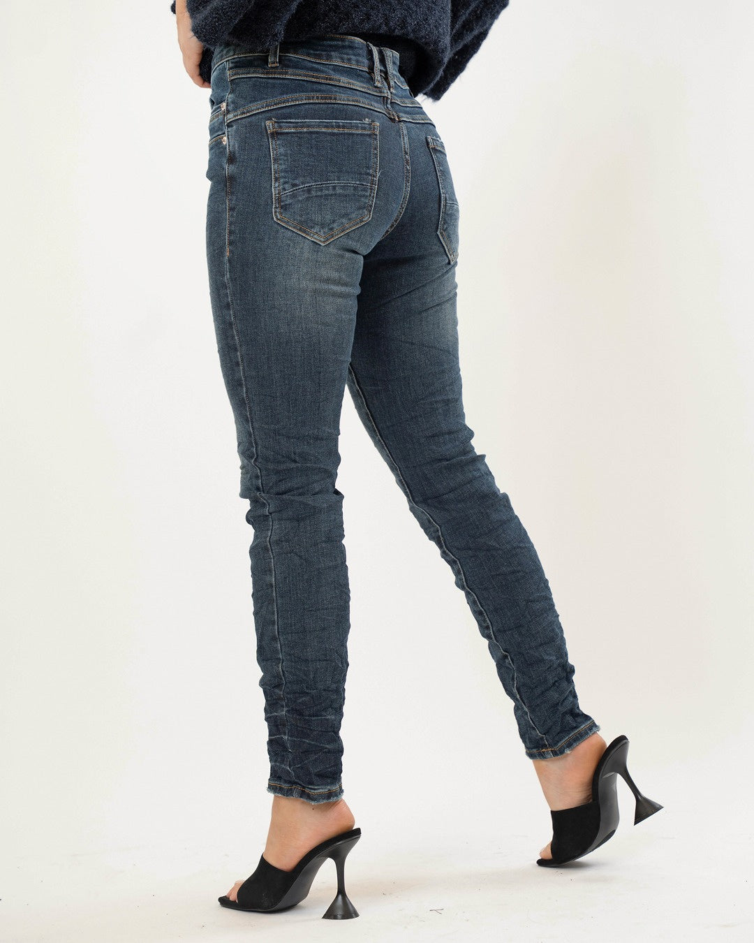 Jewelly | Skinny jeans (baggy) Yara Donkerblauw