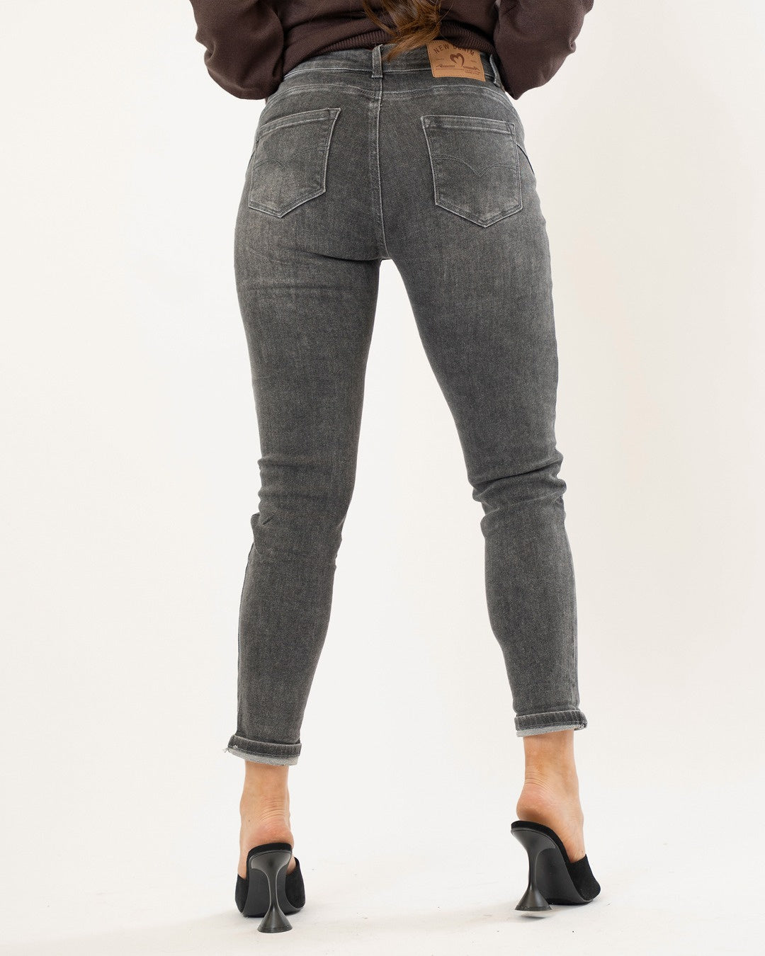 Redseventy | Mom jeans Kim-11 Grijs