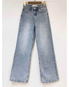 Queen Hearts | Wide leg jeans Joelle-5 Blauw/ Goud