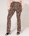 Flared broek Nora Panter Bruin