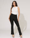Flared broek Nora Zwart