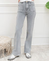 Folyrose | Wide leg jeans Jana-S Grijs