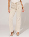 Folyrose | Wide leg jeans Mika-YC Zand