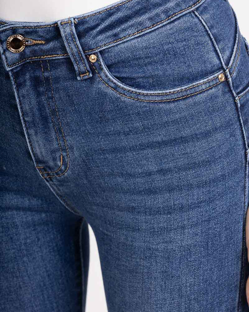 Goodies Skinny jeans Jola in donkerblauw, extra aanzicht 4